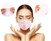 Breathable Disposable Surgical Face Masks 17.5*9.5cm For Medical